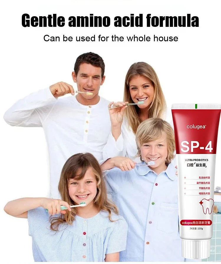 SP4 Ultra Whitening Probiotic Toothpaste (Buy 1 Get 1 Free)